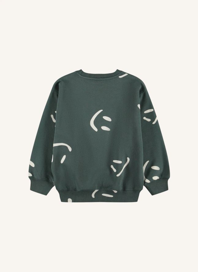 Pull Monti Smileys Coton Bio | Vert