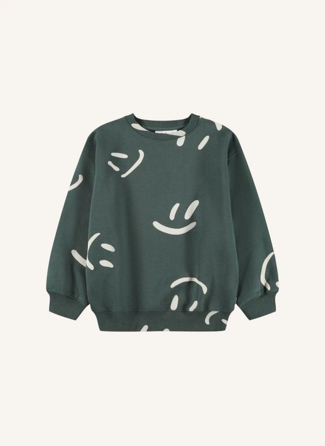 Pull Monti Smileys Coton Bio | Vert