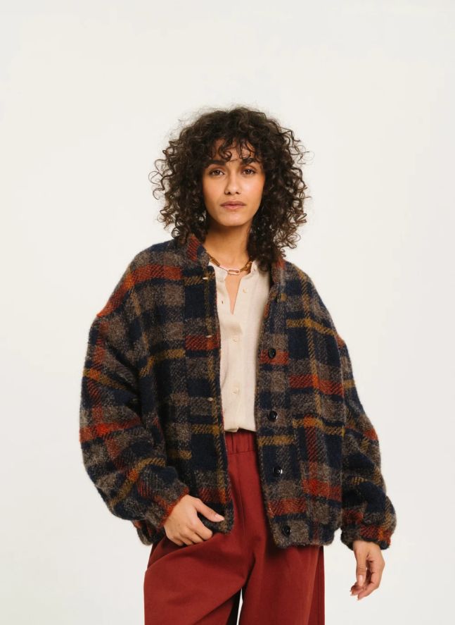 Veste Lison Laine | Gris