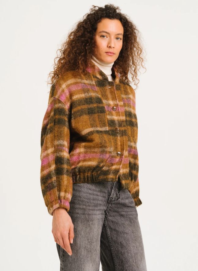 Veste Lison Laine | Marron