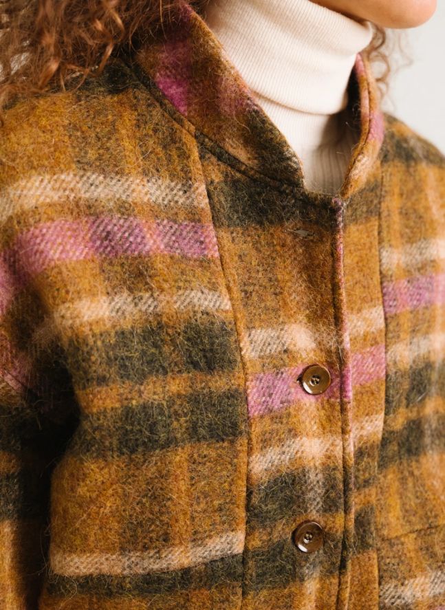 Veste Lison Laine | Marron