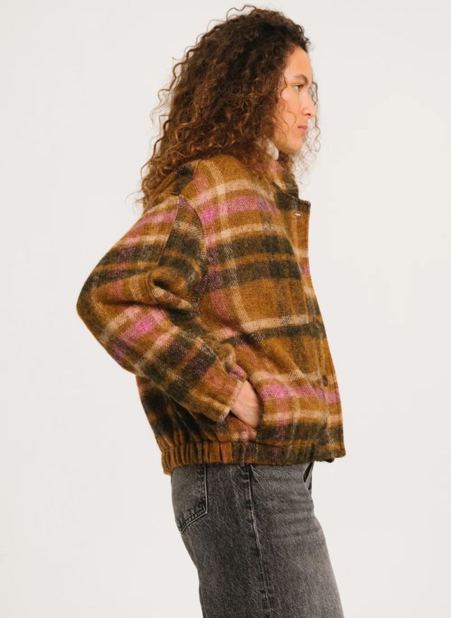 Veste Lison Laine | Marron