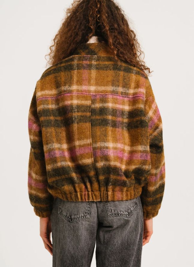 Veste Lison Laine | Marron