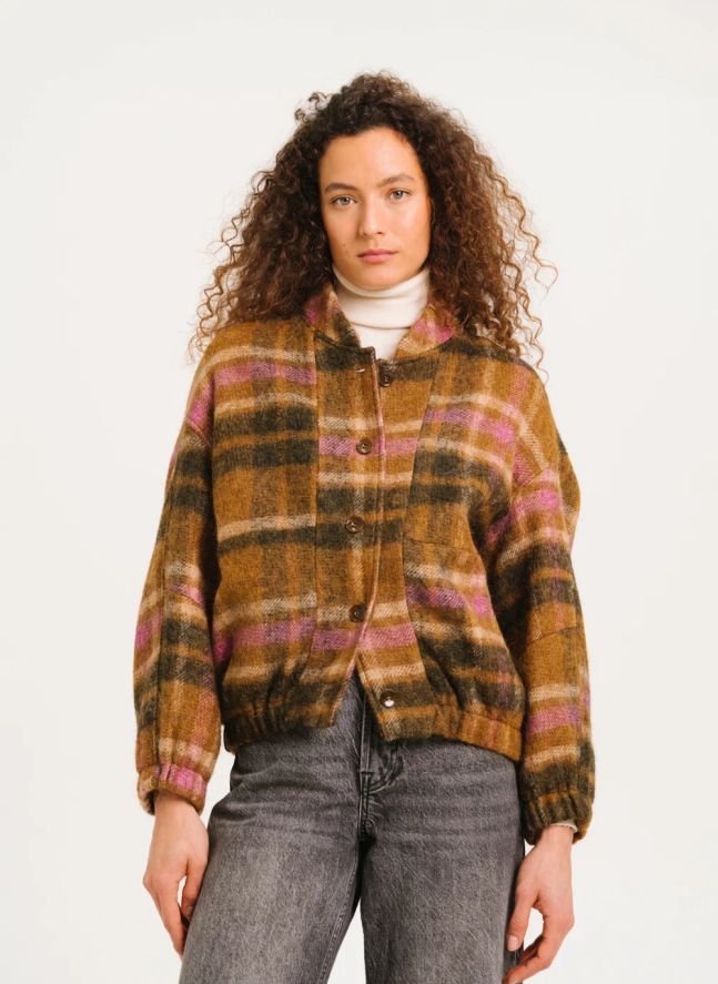 Veste Lison Laine | Marron