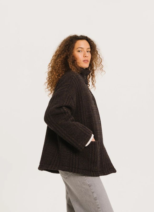 Veste Daphné Laine | Marron