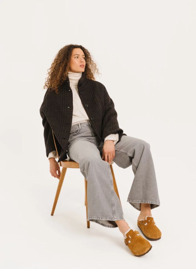 Veste Daphné Laine | Marron