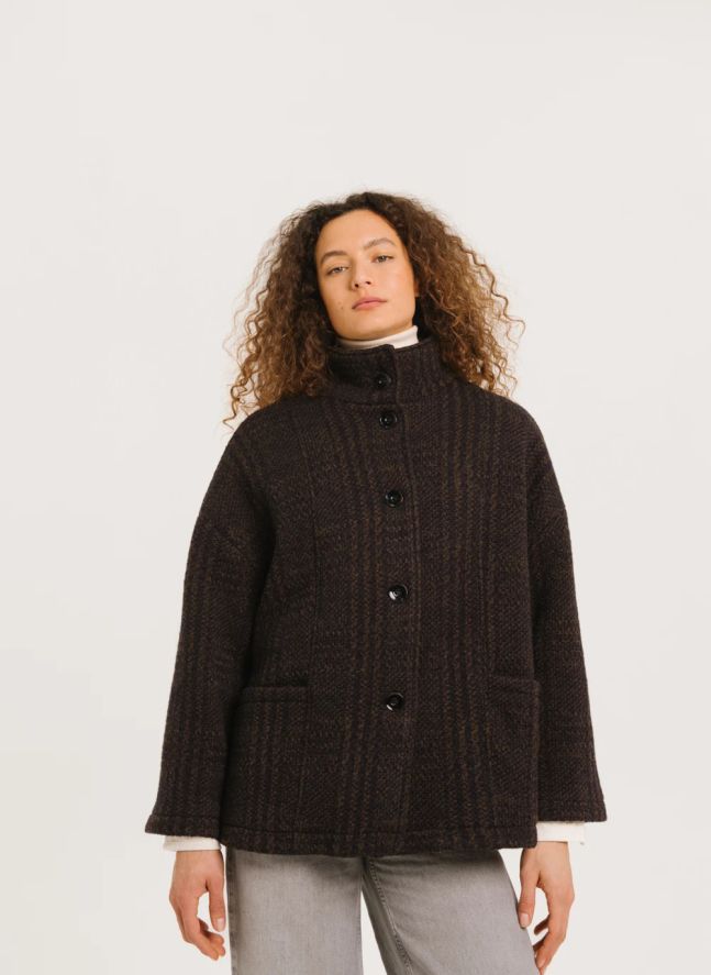 Veste Daphné Laine | Marron