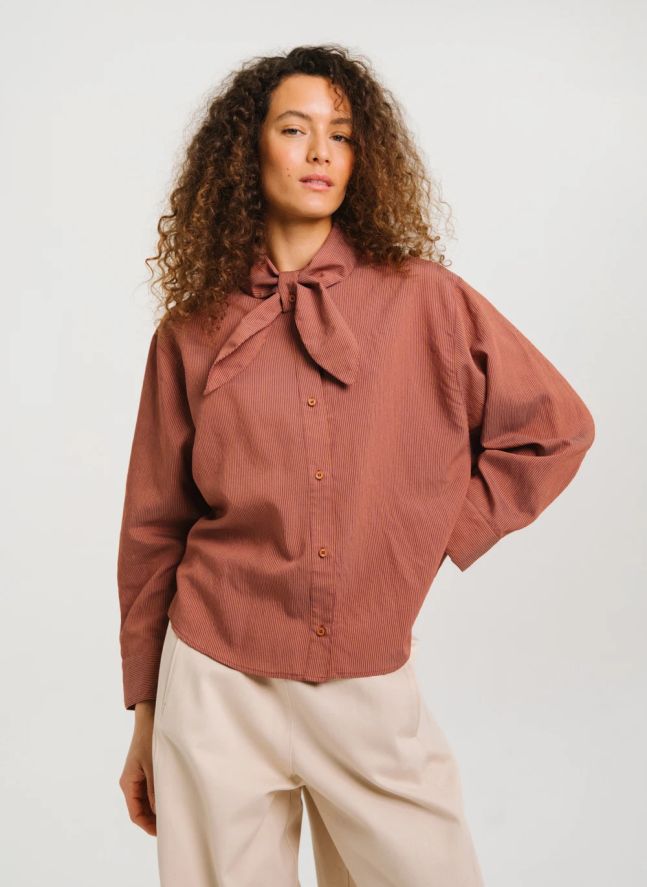 Chemise Foulard Charlie | Brique
