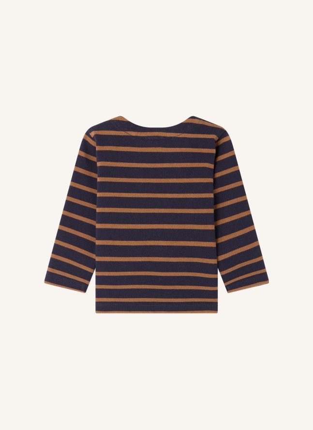 T-shirt Tourbillon Rayé | Bleu marine