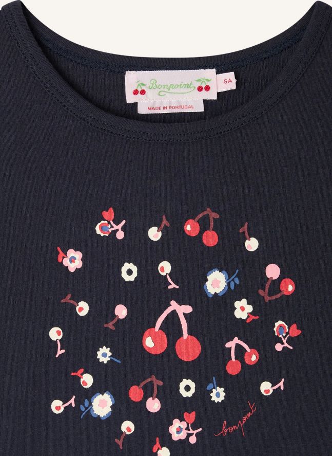 T-shirt Tidjiane Coton Bio | Bleu marine