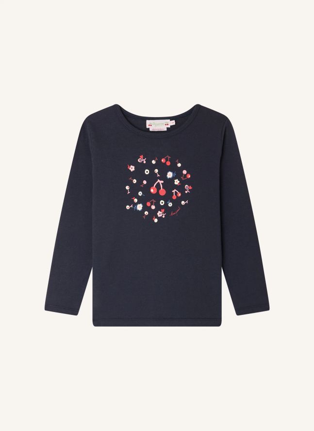 T-shirt Tidjiane Coton Bio | Bleu marine