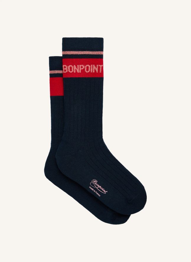 Chaussettes Mariosha | Bleu marine
