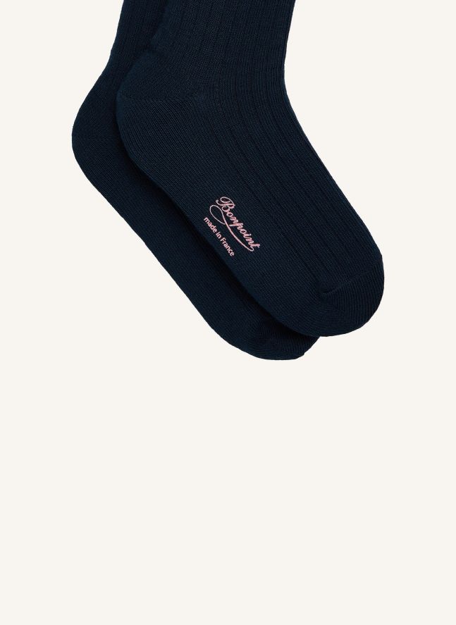 Chaussettes Mariosha | Bleu marine