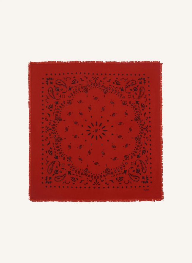 Bandana Hachiko Cachemire | Rouge