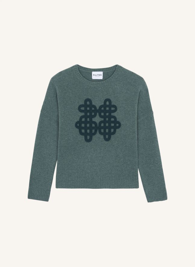 Pull Amelie Symbol Cachemire | Vert