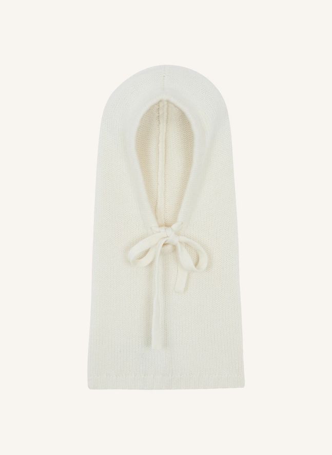 Cagoule Sybel Jersey Cachemire | Blanc