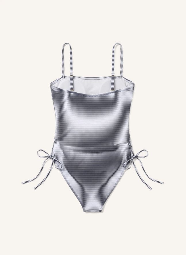 Maillot de Bain Rachel Rayé | Bleu marine