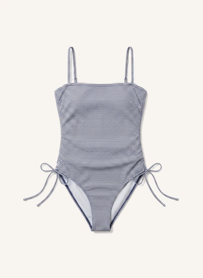 Maillot de Bain Rachel Rayé | Bleu marine