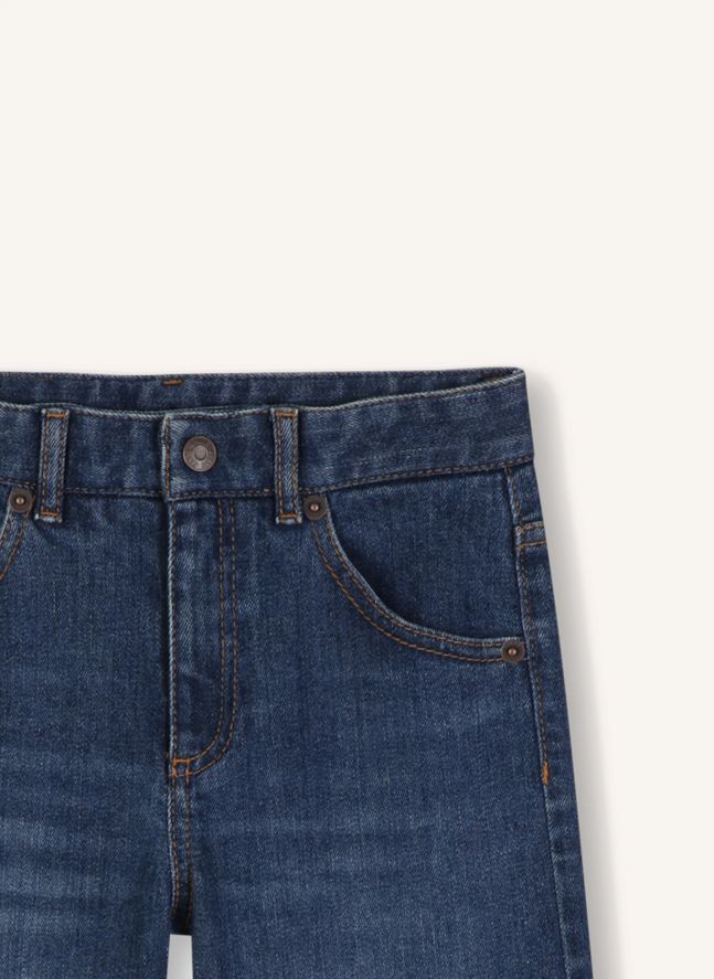 Jean Droit Coton Bio | Bleu