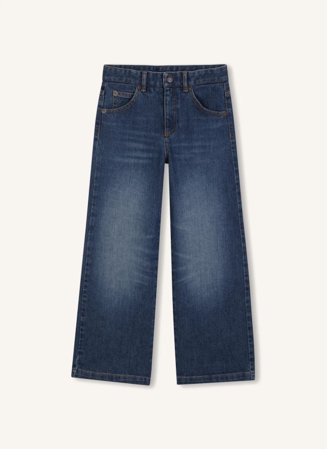 Jean Droit Coton Bio | Bleu