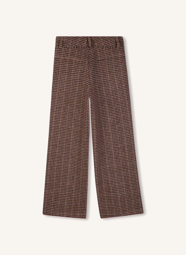 Pantalon Carreaux | Marron