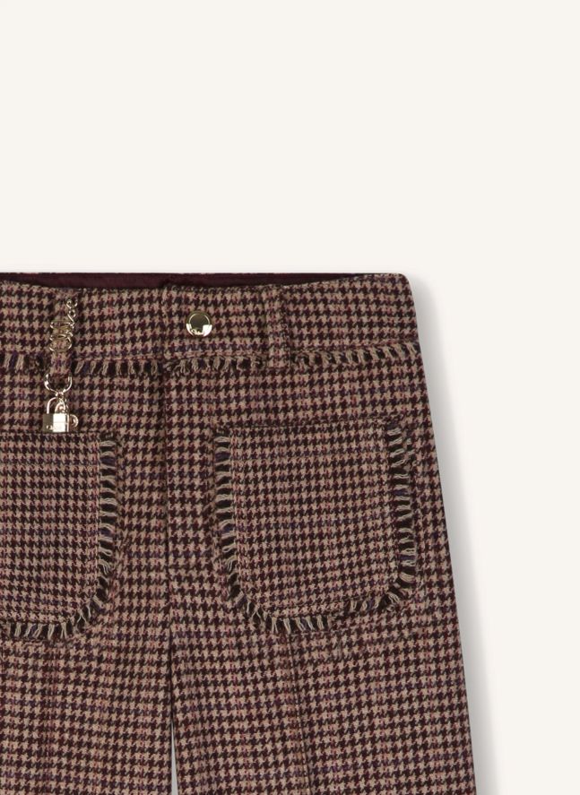Pantalon Carreaux | Marron