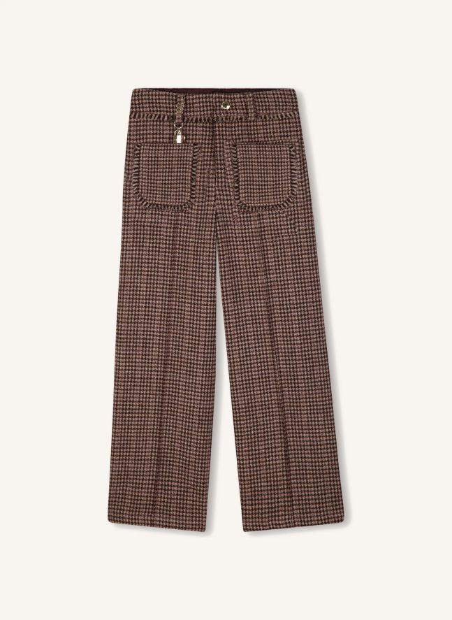 Pantalon Carreaux | Marron