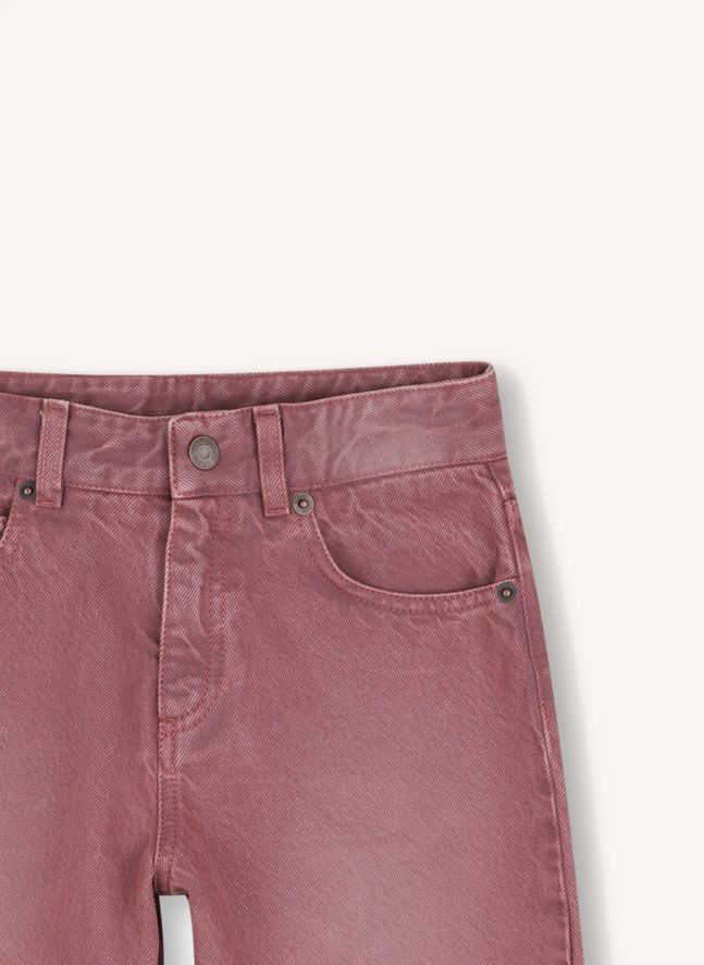 Jean Straight Coton Bio | Rose