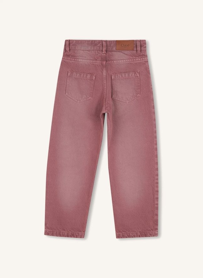 Jean Straight Coton Bio | Rose