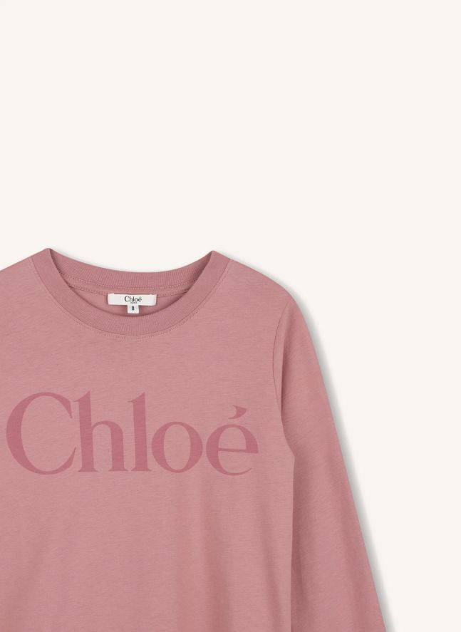 T-shirt Chloé Coton Bio | Vieux Rose