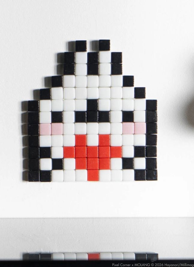 Pixel Art Kit - Molang &amp; Love | Blanco