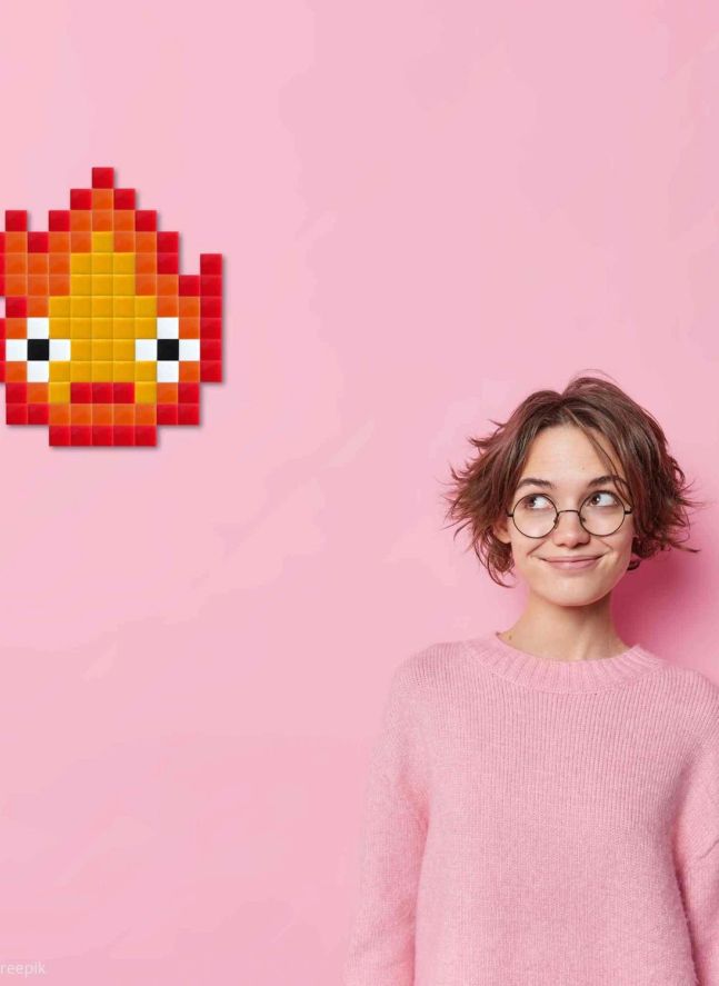 Pixel Art Kit - Sparky | Naranja