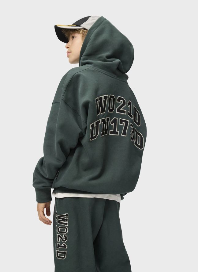 Sweat Zippé Marley W021D UN173D | Vert sapin