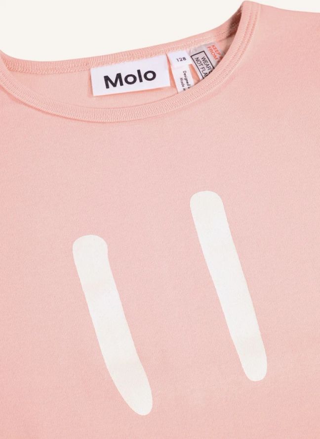 Pyjama Lue Smiley Coton Bio | Rose poudré