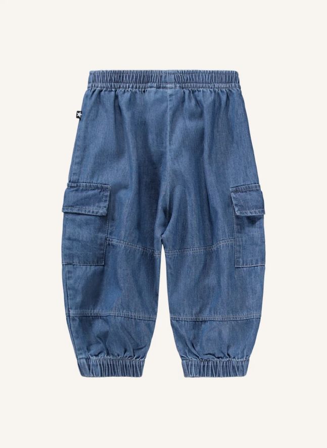 Pantalon Cargo Sae Coton Bio | Bleu