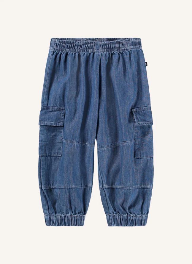 Pantalon Cargo Sae Coton Bio | Bleu