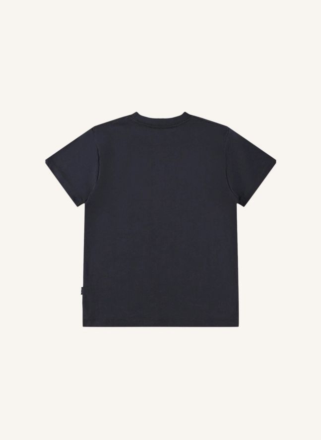 T-shirt Roxo Smiley Coton Bio | Noir