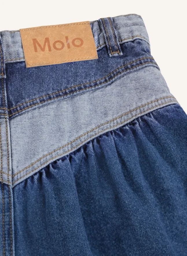 Jupe Becca Denim Coton Bio | Bleu