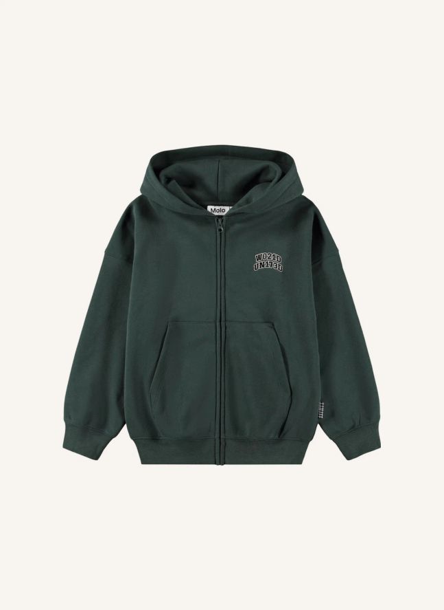 Sweat Zippé Marley W021D UN173D | Vert sapin