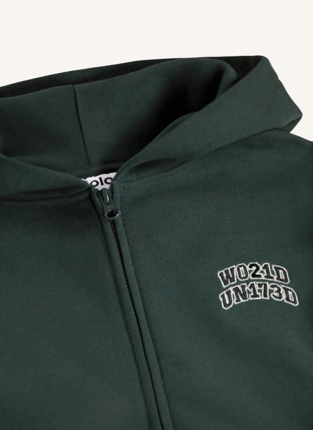 Sweat Zippé Marley W021D UN173D | Vert sapin