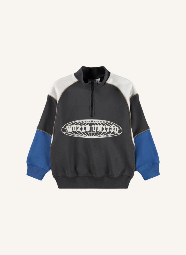 Sweat Zippé Marty Coton Bio | Noir