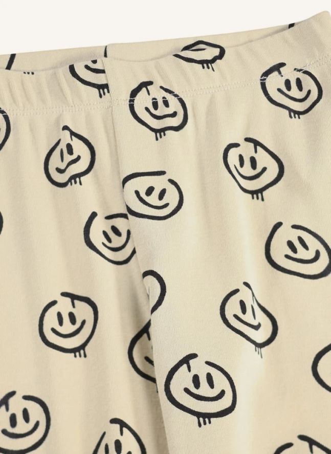 Pyjama Lue Smiley Coton Bio | Jaune pâle