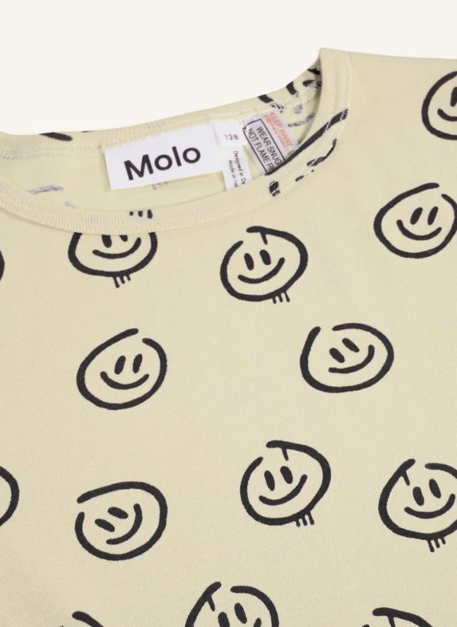 Pyjama Lue Smiley Coton Bio | Jaune pâle