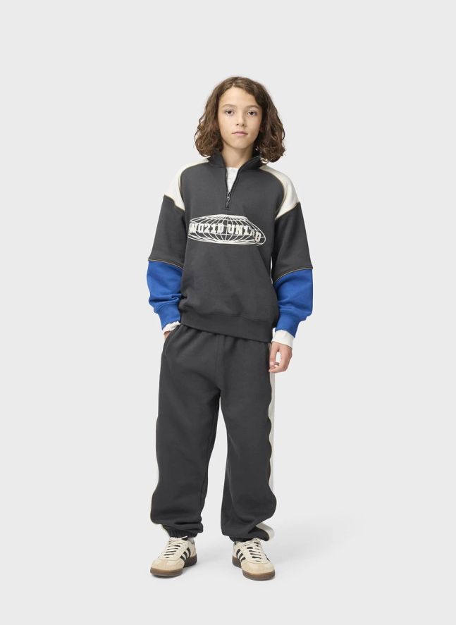 Sweat Zippé Marty Coton Bio | Noir