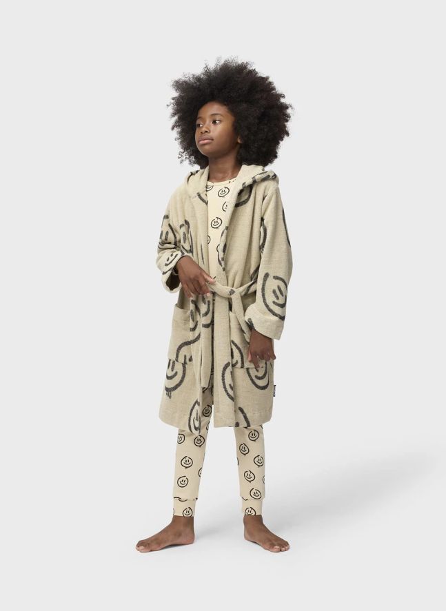 Pyjama Lue Smiley Coton Bio | Jaune pâle