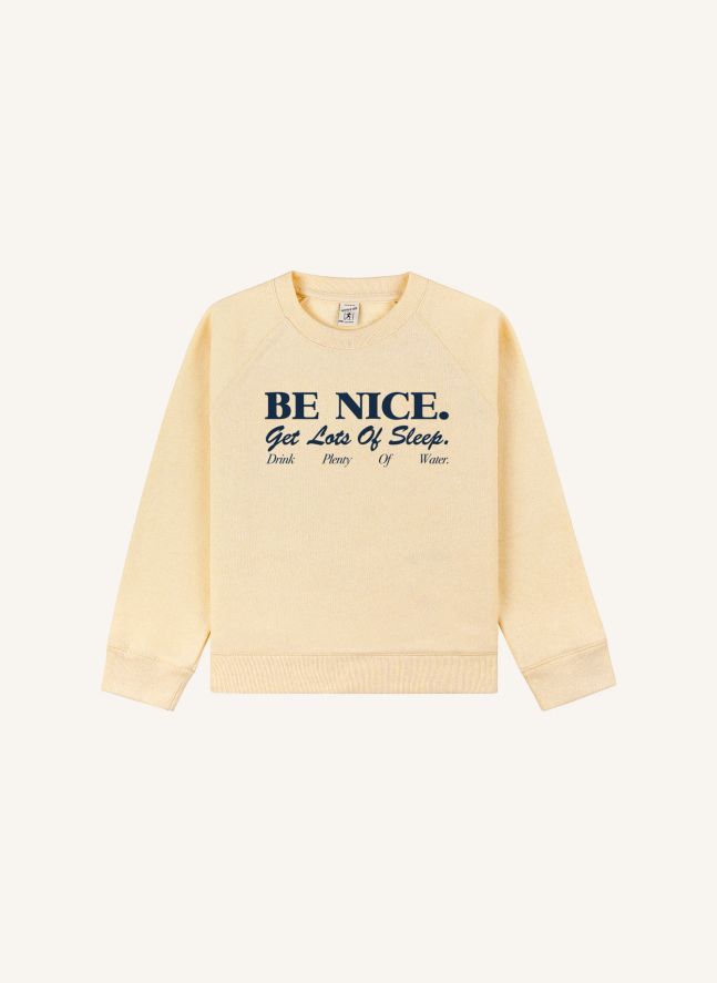 Sweat Be Nice | Jaune pâle