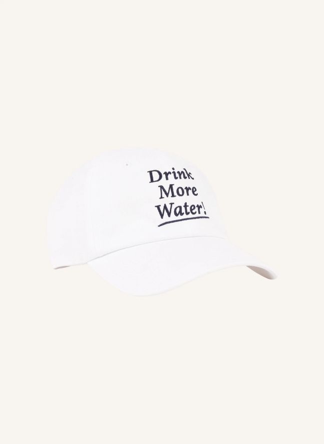Casquette Drink More Water | Blanc