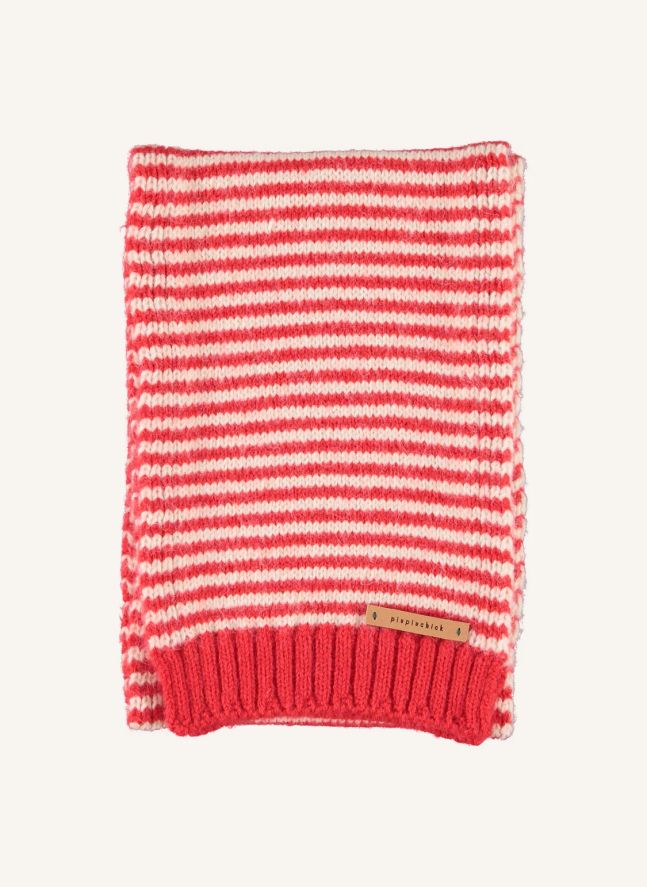 Echarpe Rayée | Rouge