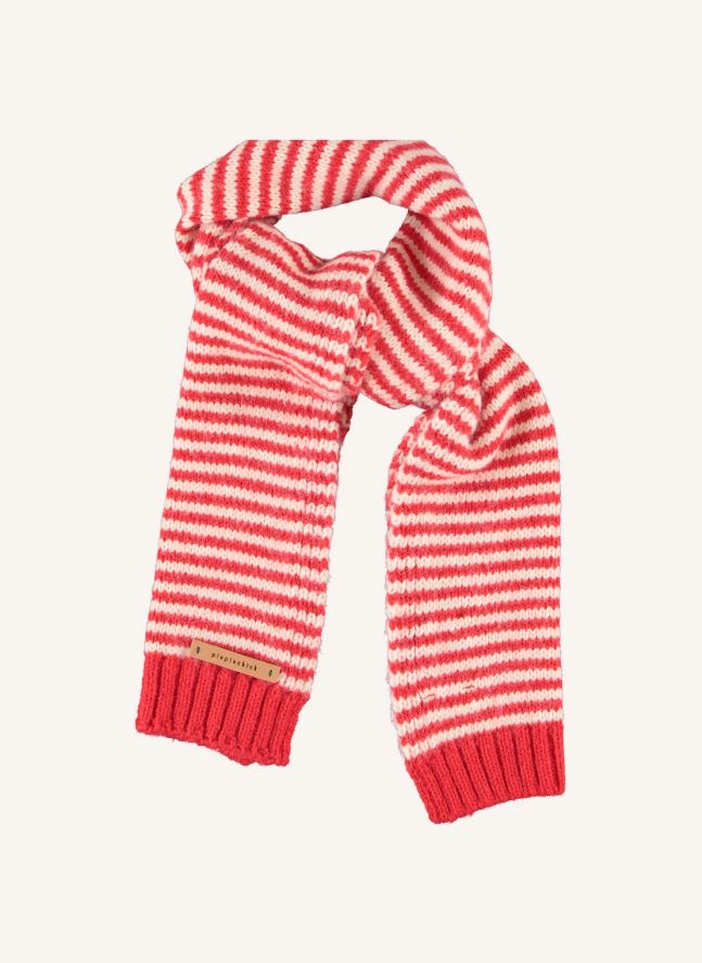 Echarpe Rayée | Rouge