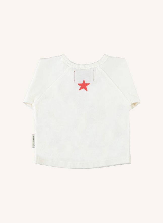 T-shirt Here We Go | Ecru